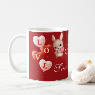Taza De Café Cup Coffee Mug Valentine's Day