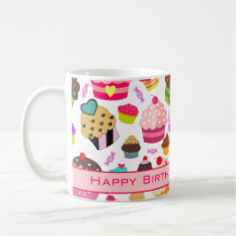 Taza De Café Cupakes Happy Birday