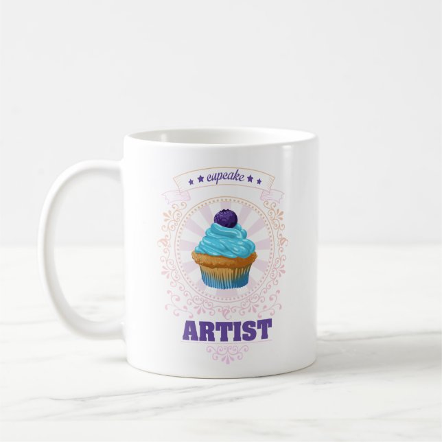Taza De Café Cupcake Artist (Izquierda)