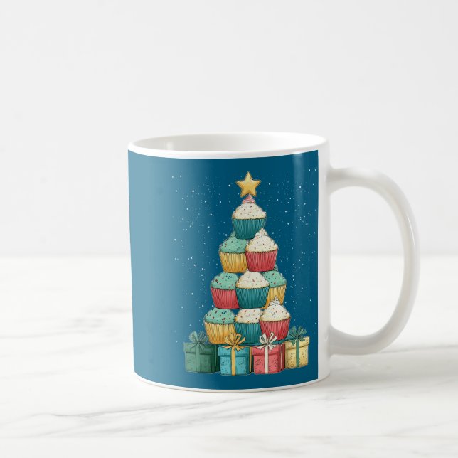 Taza De Café Cupcake Baking Baker Christmas Tree Xmas  (Derecha)