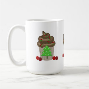 Taza De Café Cupcakes de Navidad elegantes
