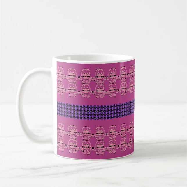 Taza De Café Cupflowers de cabezas de rosa (Izquierda)