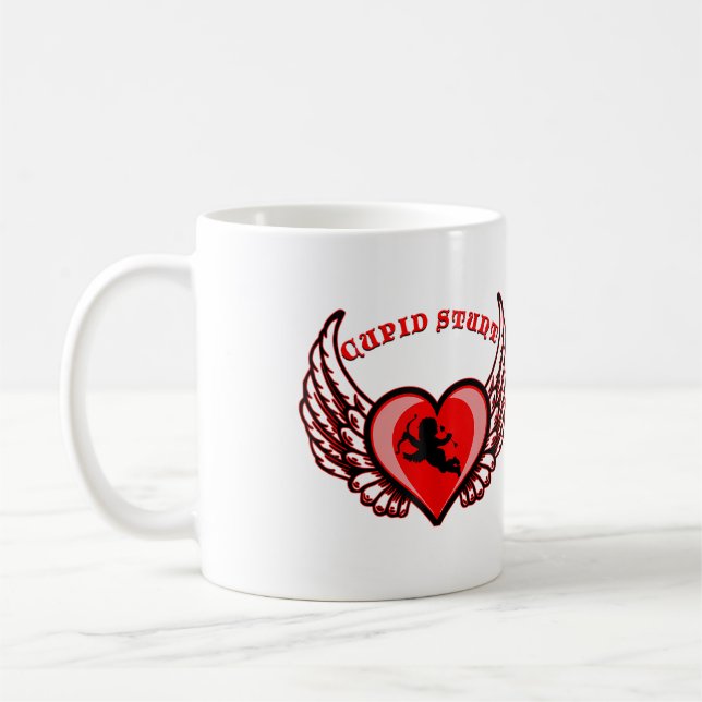 Taza De Café Cupid Stunt Offensive Valentines Day (Izquierda)