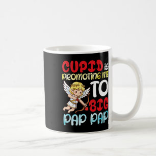 Taza De Café Cupido me asciende a gran papá papá en San Valentí
