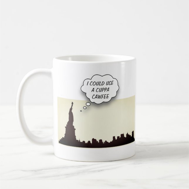 Taza De Café Cuppa Cawfee - Un Mug MisterP (Izquierda)