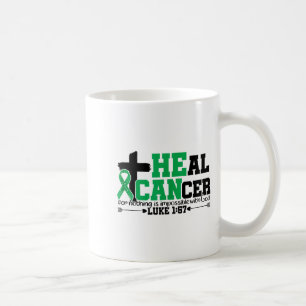 Taza De Café Cura el cáncer cristiano cree en Dios cáncer de hí