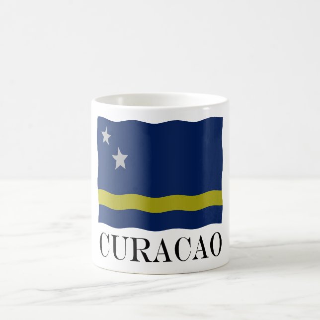 Taza De Café Curacao flag (Centro)