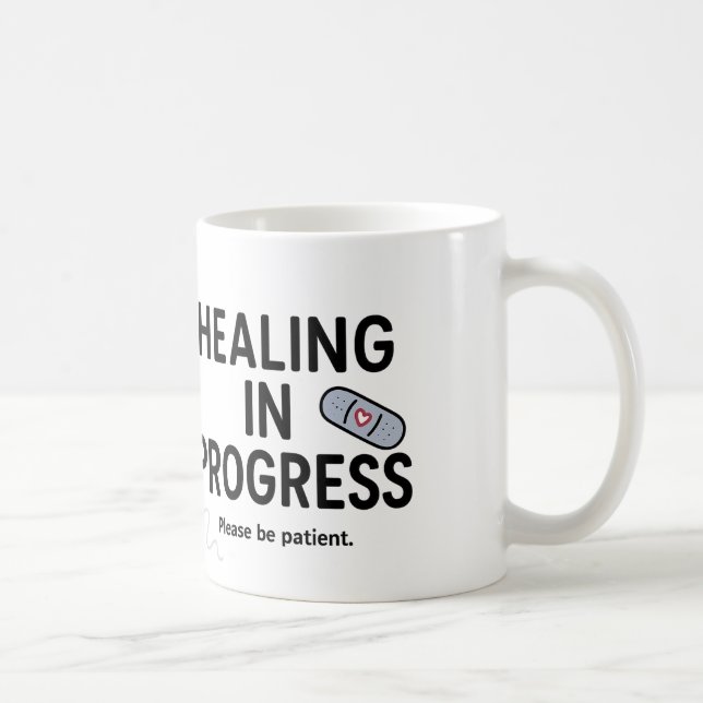 Taza De Café Curación en curso - Mug (Derecha)