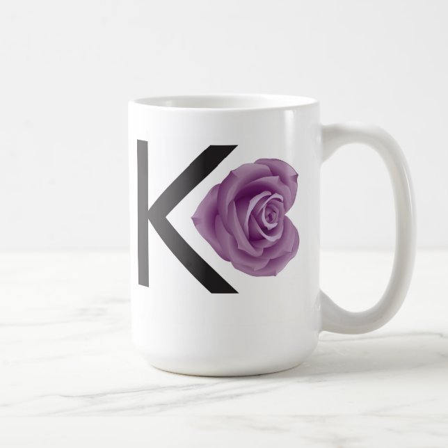 Taza De Café Curando la Rosa-taza de Kayla grande (Derecha)