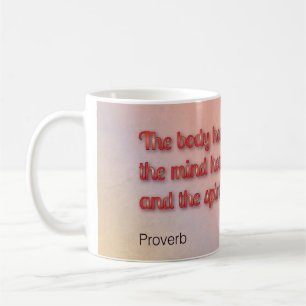 Taza De Café Curando Proverbio