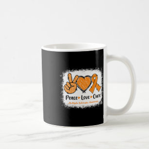 Taza De Café Cure Amor Esclerosis Múltiple Sra. Naranja de Conc