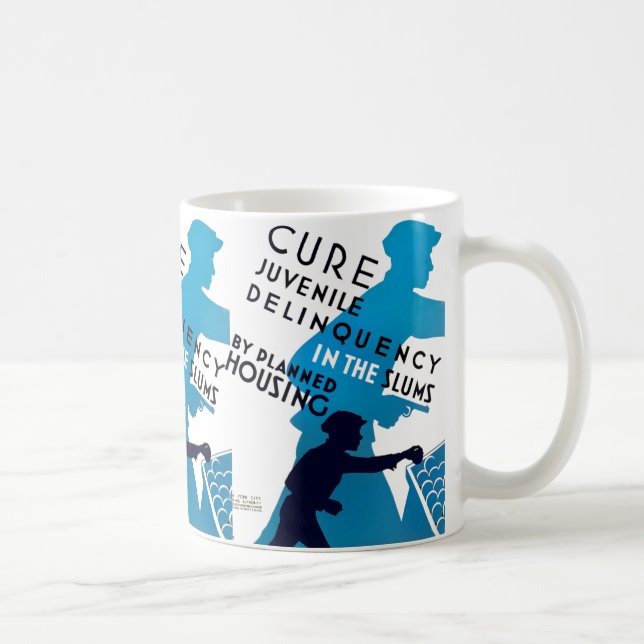 Taza De Café Cure la delincuencia juvenil en los barrios pobres (Derecha)