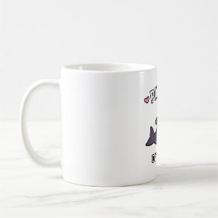 Taza De Café Curiosa Orca Pandas De Sea Doodle