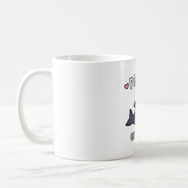 Taza De Café Curiosa Orca Pandas De Sea Doodle (Izquierda)