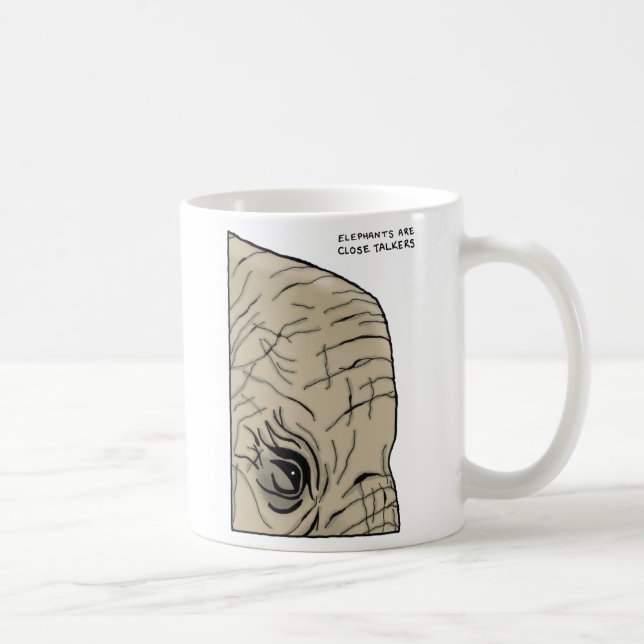 Taza De Café curiosidades del elefante (Derecha)