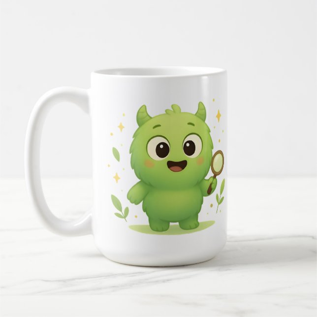 Taza De Café Curious Explorer Monster Kids Mug  (Izquierda)