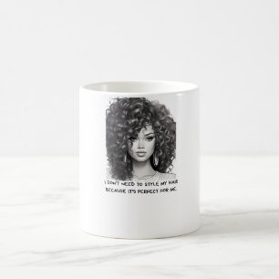 Taza De Café Curly Brunette Beauty