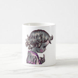 Taza De Café Curly Hair Chica mug