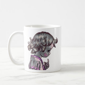 Taza De Café Curly Hair Chica mug