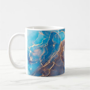 Taza De Café Currents of translucent hues, snaking metallic swi