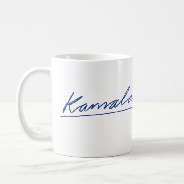 Taza De Café Cursiva de Kamala (Izquierda)