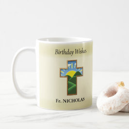 Taza De Café Curso de cumpleaños entre sacerdotes personalizado