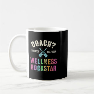 Taza De Café Curso de fitness I Prefiero BIENESTAR ROCKSTAR Hea