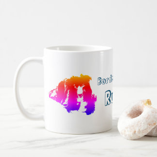 Taza De Café Curso de regla de intercalación de borde