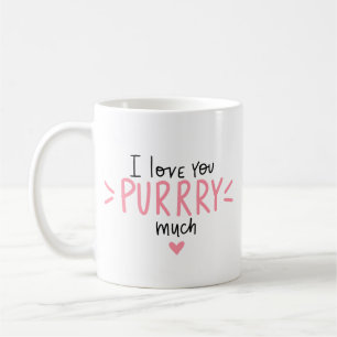Taza De Café Curso minimalista Carácter Adorable Tema Gato Limp