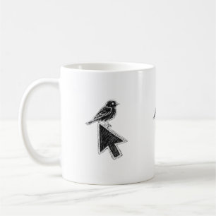 Taza De Café Cursor de pájaro