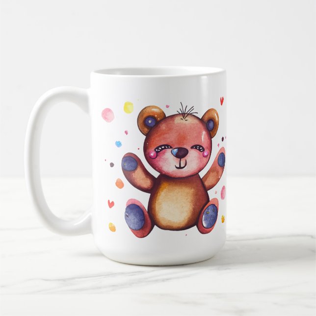 Taza De Café Curte Bear Guay Teddy positivo (Izquierda)