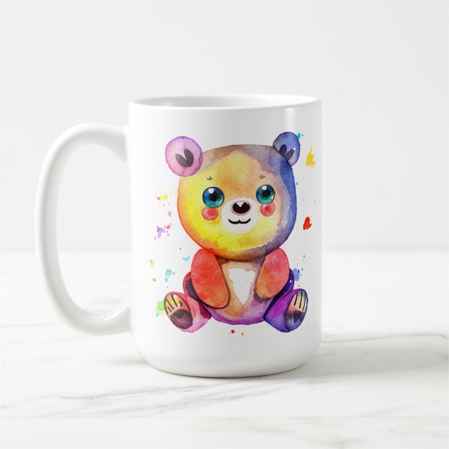 Taza De Café Curte Bear Guay Teddy positivo (Izquierda)