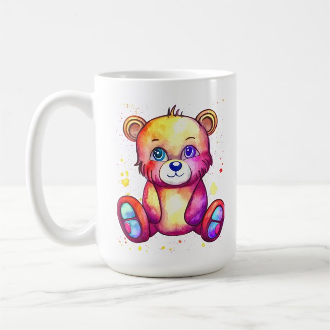 Taza De Café Curte Bear Guay Teddy positivo (Izquierda)