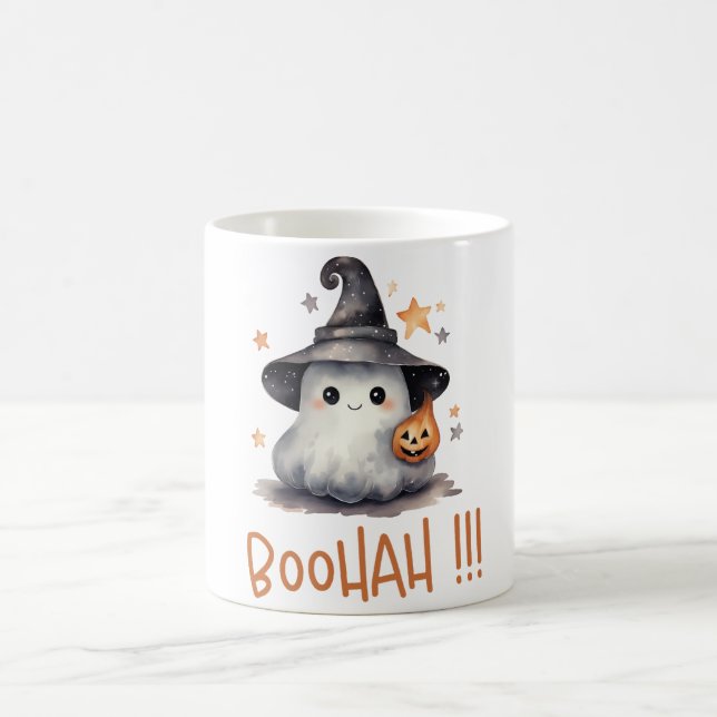 Taza De Café Curte Ghost Halloween Gift Spooky Season (Centro)