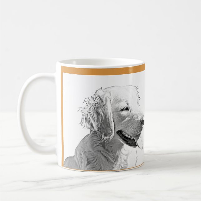Taza De Café Curte Golden Retriever Mama Mug (Izquierda)
