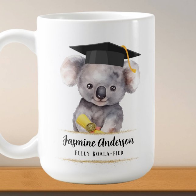 Taza De Café Curte Graduation Koala personalizado (Subido por el creador)