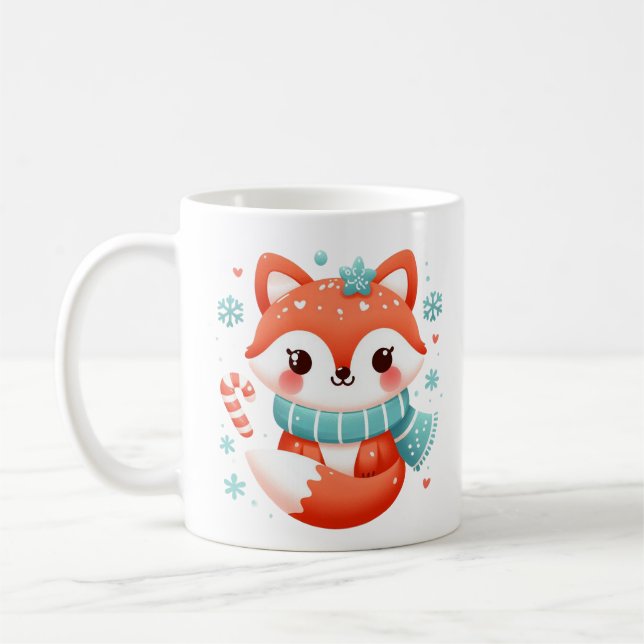 Taza De Café Curte Winter Fox (Izquierda)