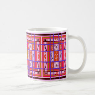 Taza De Café Curvy Plaid Mug