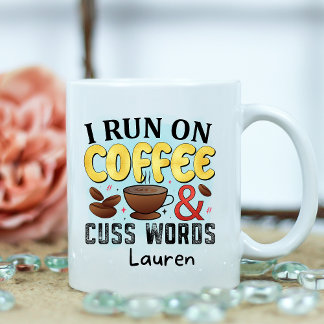 Taza De Café Cuss Cuss Words Coffee Mug Personalizado