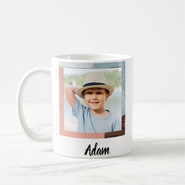 Taza De Café Custom Baby Face Mug, Personalize Child Photo  (Izquierda)
