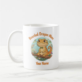 Taza De Café Custom Bearded Dragon Mom Mug