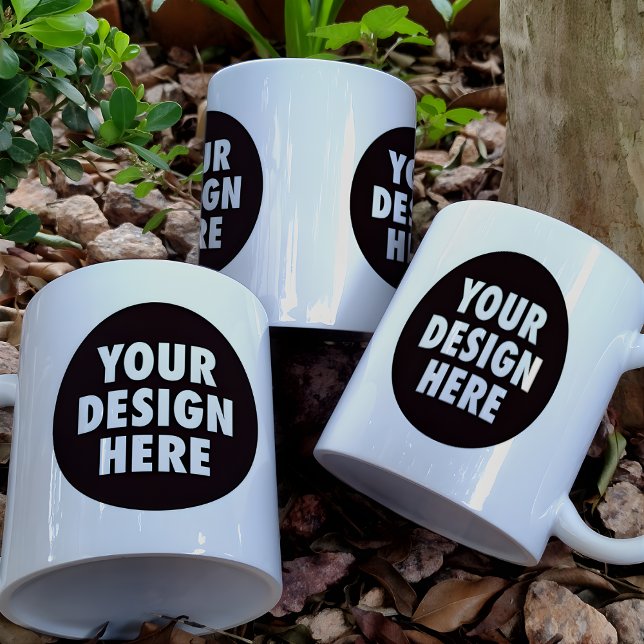 Taza De Café Custom Business Logo Design Two-Sided Branded (Subido por el creador)