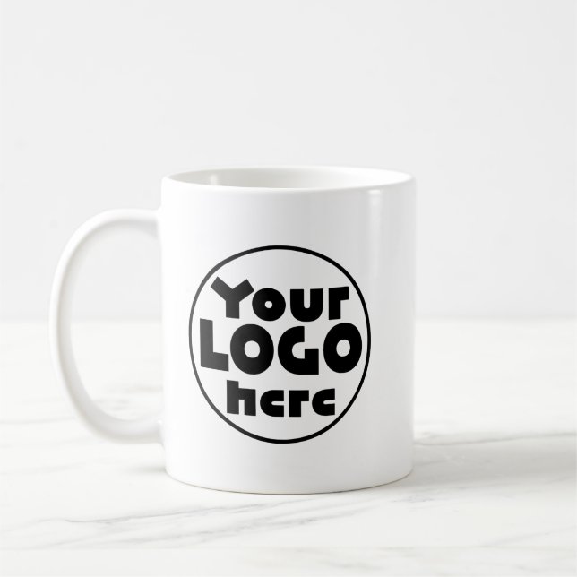 Taza De Café Custom Business Logo Professional Company Gift (Izquierda)