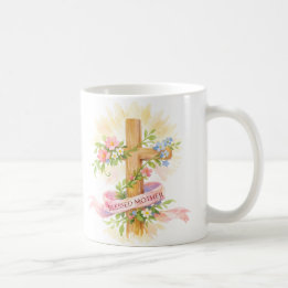 Taza De Café Custom Christian Mother’s Day Cross Mug
