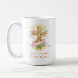 Taza De Café Custom Christian Mother’s Day Cross Mug