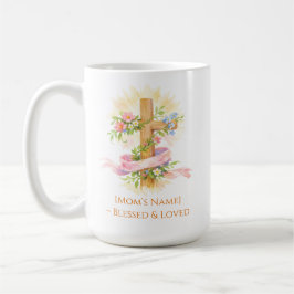 Taza De Café Custom Christian Mother’s Day Cross Mug