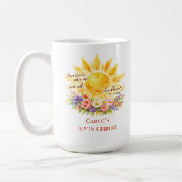 Taza De Café Custom Christian Sun Floral Mother’s Day Mug