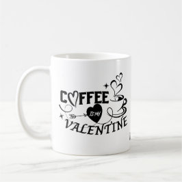 Taza De Café Custom Coffee Lover Heart Arrow Valentine