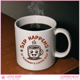 Taza De Café Custom Coffee Shop Café Coffee Bar
