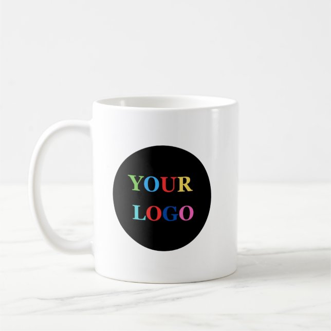 Taza De Café Custom Company Logo Personalized Business (Izquierda)